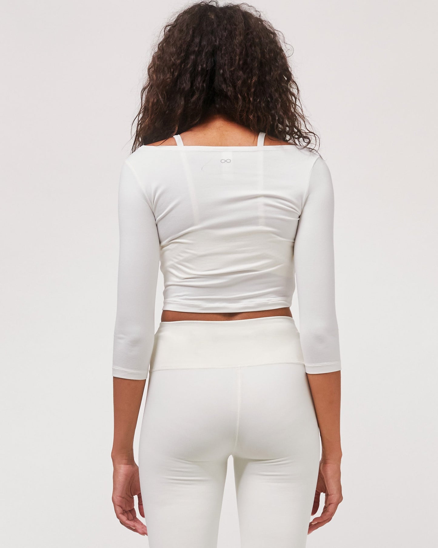 Cozy Open-Shoulder Cropped Top