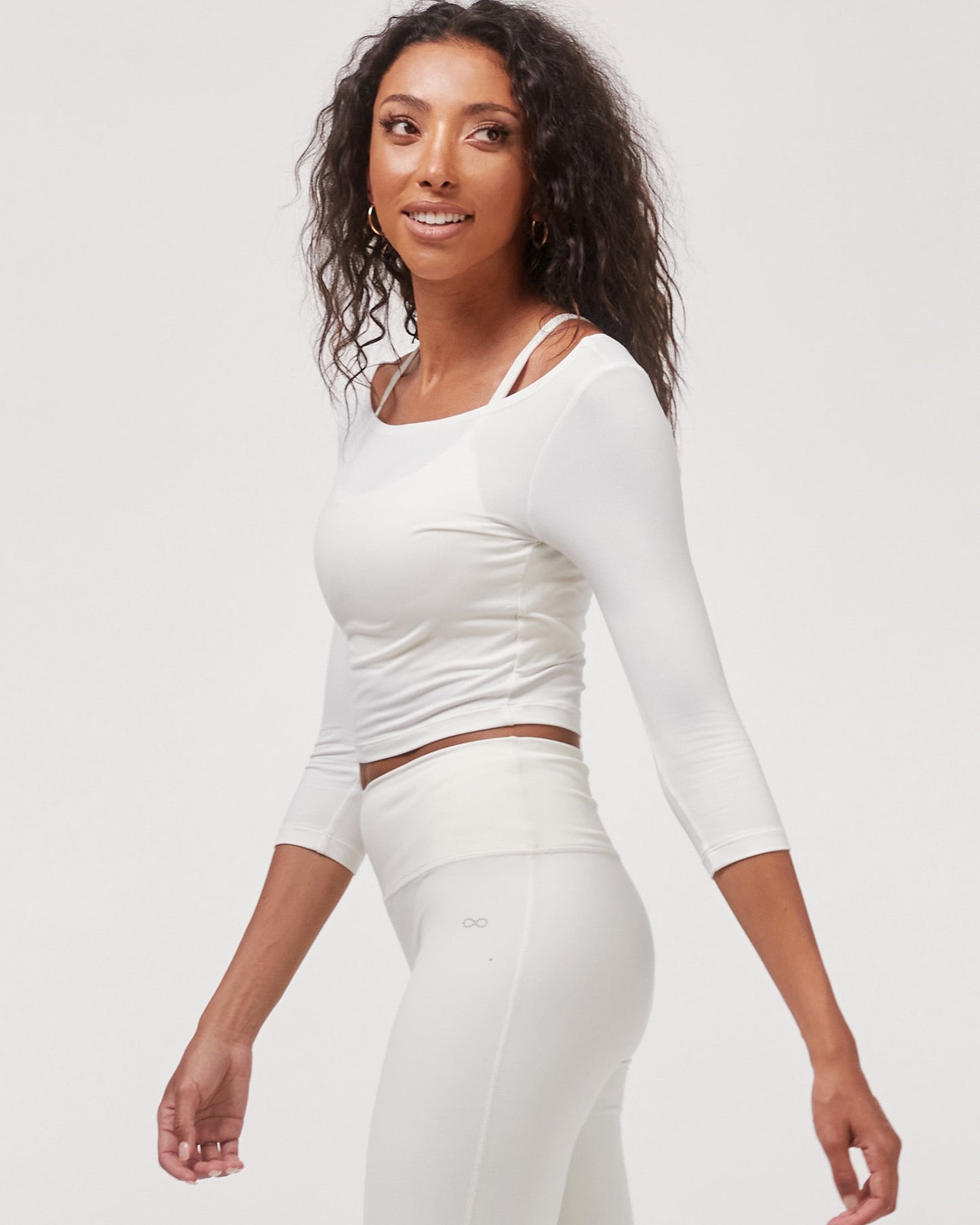 Cozy Open-Shoulder Cropped Top