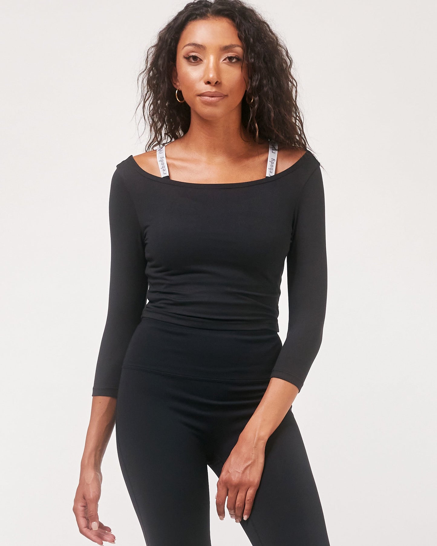 Cozy Open-Shoulder Cropped Top