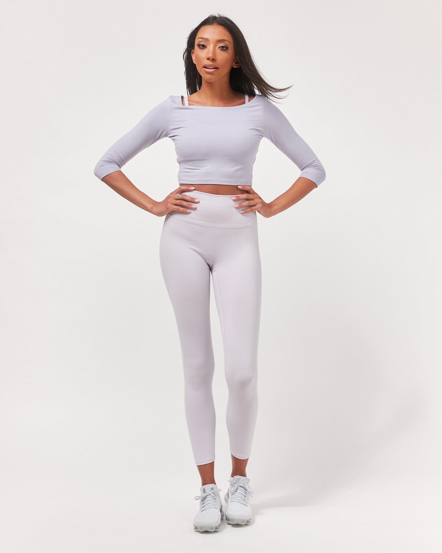 Cozy Open-Shoulder Cropped Top